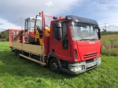 2005 54 Iveco Eurocargo Beavertail Plant Recovery Truck