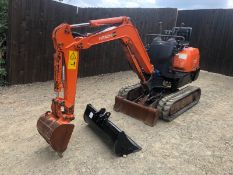 2005 Hitachi EX8 800KG Door Way Micro Digger