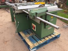 Wadkin SP12 Panel Saw Main Saw & Scribe Saw