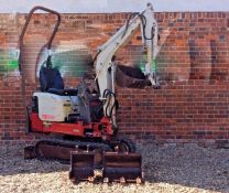 Takeuchi TB108 Mini Digger Yanmar Diesel Engine *** LOW HOURS *** excavator
