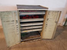 Lockable Steel Cupboard with shelves