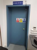 Double Steel Safety / Blast Doors with Frame and reveal