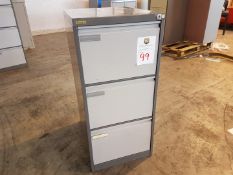 Lockable filling cabinet