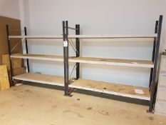 Racking with Shelving Boards