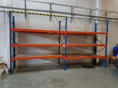 Racking with Shelving Boards