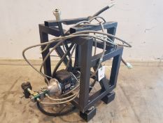 Hydraulic Power Pack with piping and Steel frame