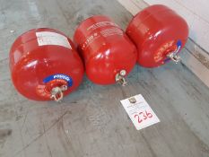 3 x Automatic Fire Extinguishers Powder
