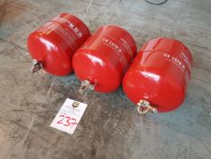 3 x Automatic Fire Extinguishers Powder