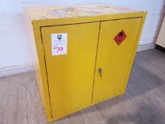 Flamable Liquid Cupboard with lock and key