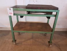 Portable Workstation with Shelf