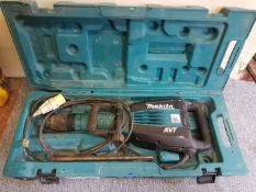 Makita AVH Medium Concrete Breaker with Chisel 110v in Box - Tested / In Working Order