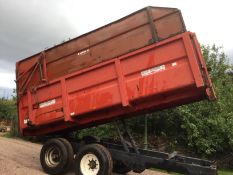 Salop SMT-12P Twin Axle Silage Tipping Trailer about 14 Ton