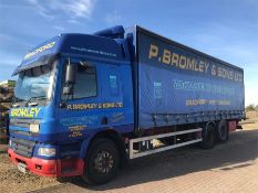 DAF 75 85 95 6X2 REARLIFT CURTAINSIDER