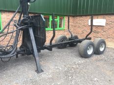 Forestry Timber Crane & Trailer With winch