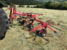 JF Stoll Z-555 DH Hay Tedder Spreader Tractor Mounted 2013