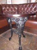 Cast Iron based Table