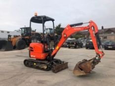 2016 Kubota U17-3 Excavator Digger Quick Hitch 3 Buckets
