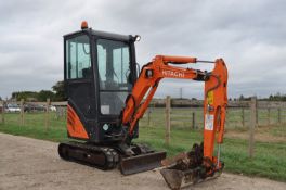 HITACHI ZX17U-2 CLR Full Cab Mini Excavator / Digger