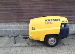2012 Kaeser M27 92CFM Towable Diesel Compressor