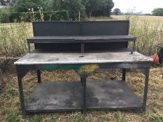 Workshop metal bench