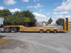 2011 King GTS 44 Low Loader trailer Step Frame Ramps Out Riggers MOT Jan 19