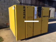 HPC Air Compressor HPC DS201 741cfm 8 bar Screw Compressor