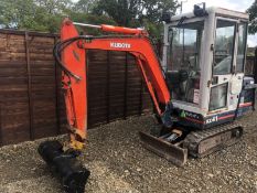 KUBOTA KX41 1.5 Ton Mini Digger Excavator