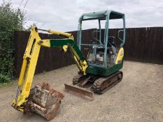 2008 Yanmar SV15 1.5 Ton Mini Digger Excavator