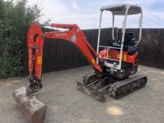 2011 KUBOTA U17-3A 1.7 TON MINI DIGGER
