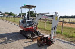 TAKEUCHI TB016 Canopy Mini Excavator / Digger