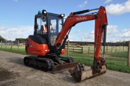 KUBOTA KX61-3 Mini Excavator / Digger