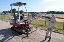 TAKEUCHI TB016 Canopy Mini Excavator / Digger