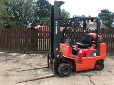 NISSAN 25 GAS FOLK LIFT