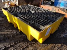 Single Oil Drum Drip Tray NO RESERVE