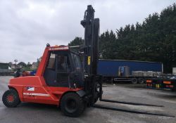 2010 MORA 10 Tonne Diesel forklift / Sideshift - Fork postioners 4.5m Lift 8ft forks