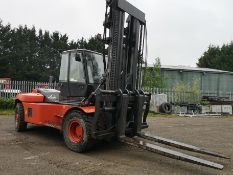 Linde H160 16 Tonne Diesel forklift / side shift - fork postioners - 4.3m lift / 8ft forks