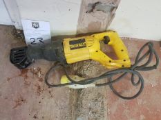 Dewalt Reciprocating Saw 110v - Tested / In working order