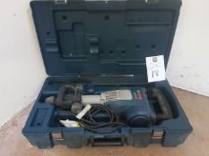 Bosch GSH 11VC Medium Concrete Breaker with Chisel 110v in Box - Tested / In Working Order