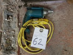 Makita 110v Screw Gun - Tested / in working order