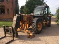 Case tx130-33 turbo telehandler with legs