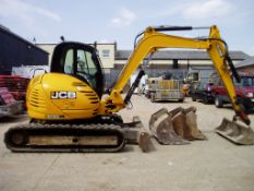 JCB 8085 ZTS Eco 8026Kgs Reduced Tail Swing Midi Excavator (SOL01471)