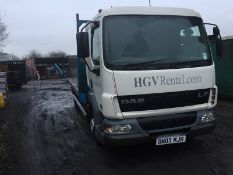 DAF Trucks FA LF45.150 20FT Flatbed Body Fitted
