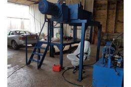 Ulster U15 Shredder - Electric Can load to transport, include 3 phase switchgear.