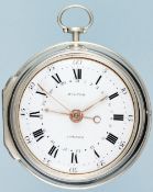 Large English Silver Calendar Verge