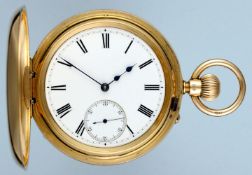 Freesprung Gold Full Hunter Pocket Watch