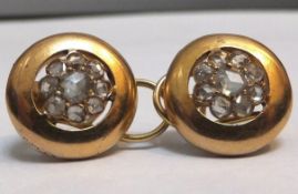 Antique 18ct Gold Victorian Diamond Earrings