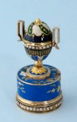 Very Rare Gold and Enamel Form Watch
