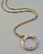 Cartier Necklace Set in 18k Yellow Gold