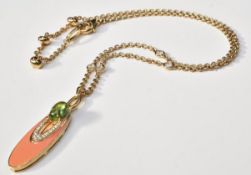 Bulgari Pendant Necklace Set in 18k Yellow Gold