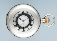 Silver Half Hunter Pocket Watch